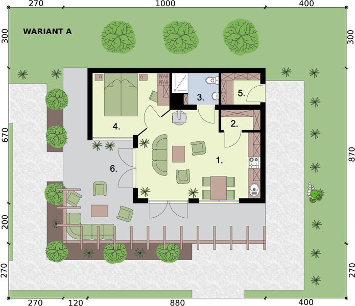 Parter projektu Grenada dom letniskowy