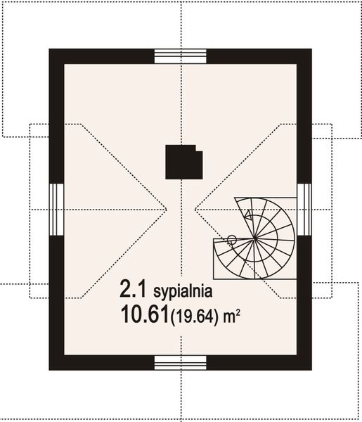 Poddasze projektu Gajowo + poddasze
