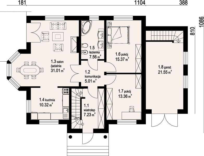 Parter projektu Zadębie małe 19