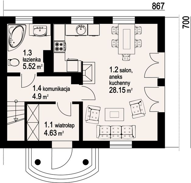 Parter projektu Grybów mały bliźniak