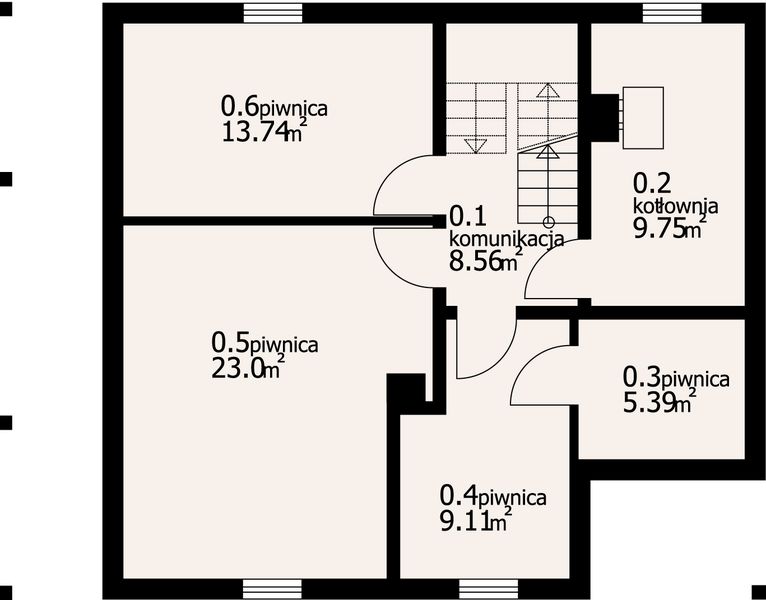Piwnica projektu Osiek dw9