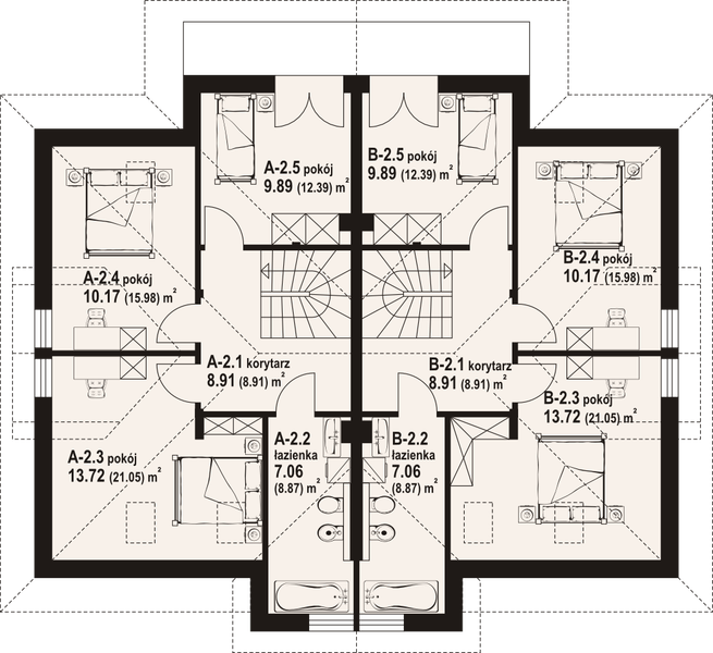 Poddasze projektu Szczepanów