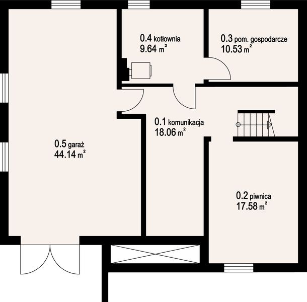 Piwnica projektu Frydman