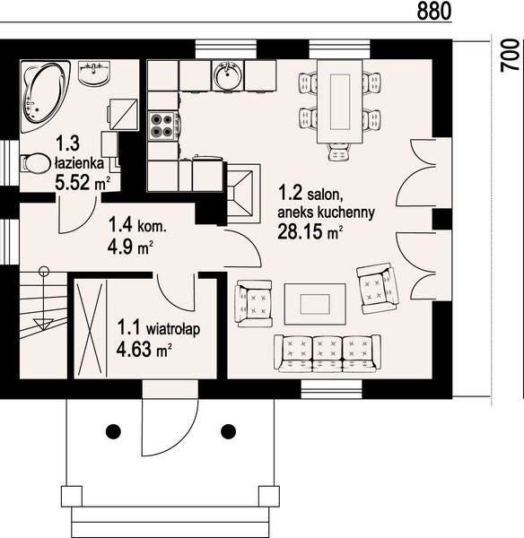 Parter projektu Grybów mały