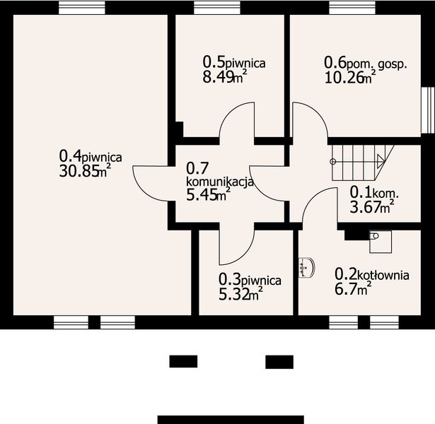 Piwnica projektu Bukowo 9