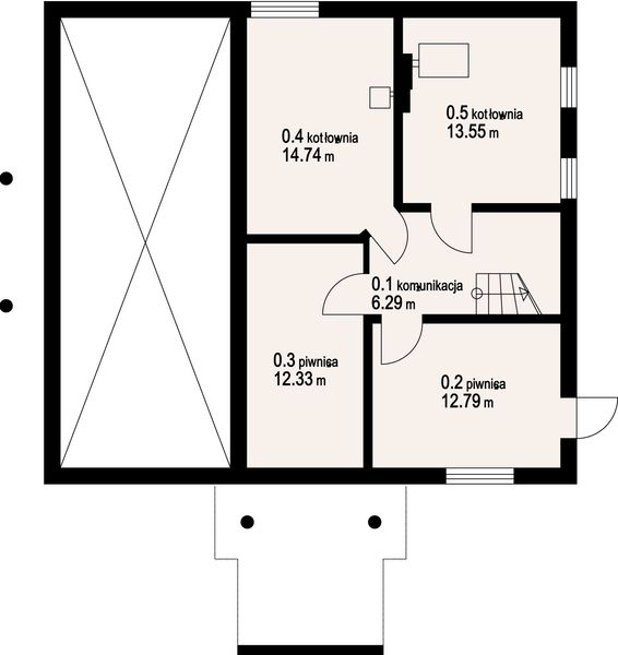 Piwnica projektu Borków 5