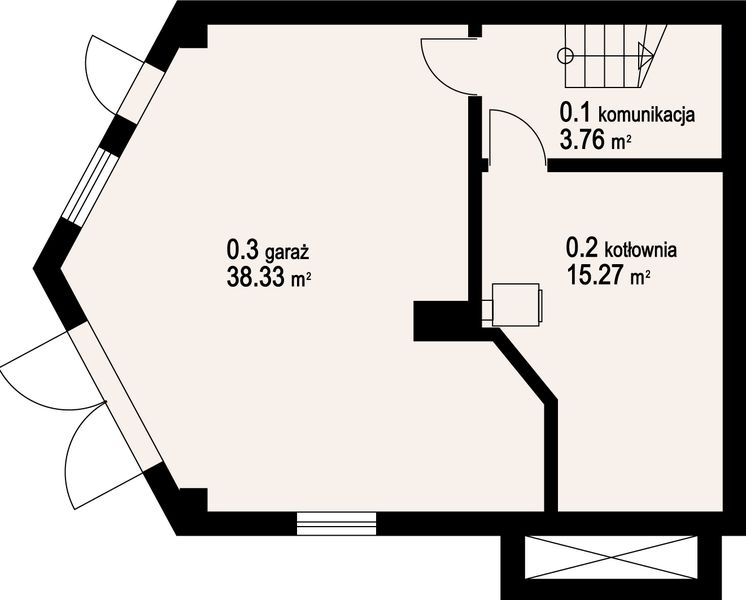 Piwnica projektu Świerkowo