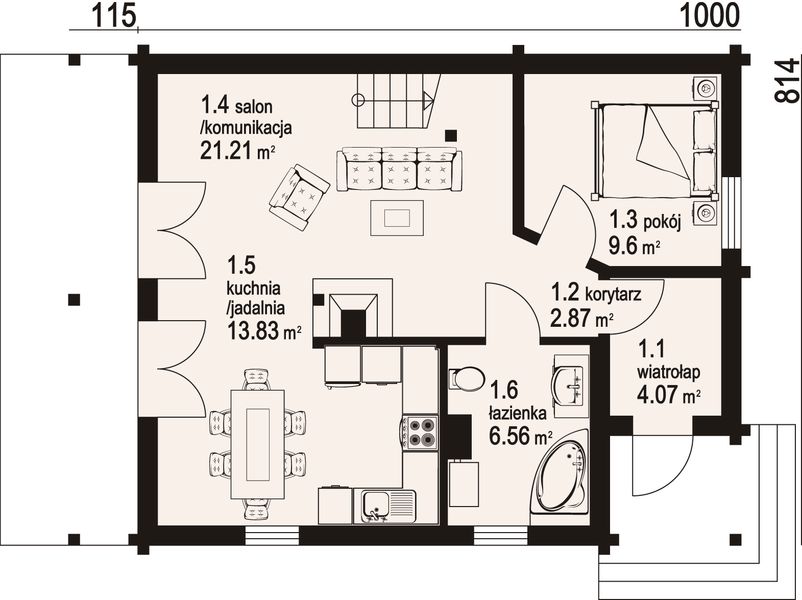 Parter projektu Bartne drewniane 6