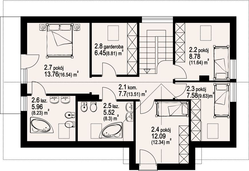 Poddasze projektu Olchowo 31