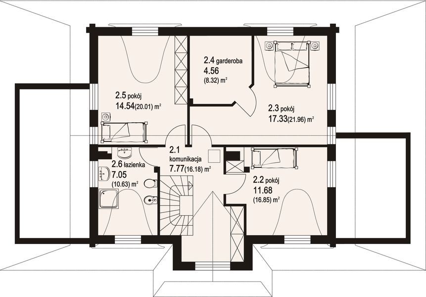 Poddasze projektu Chojnów