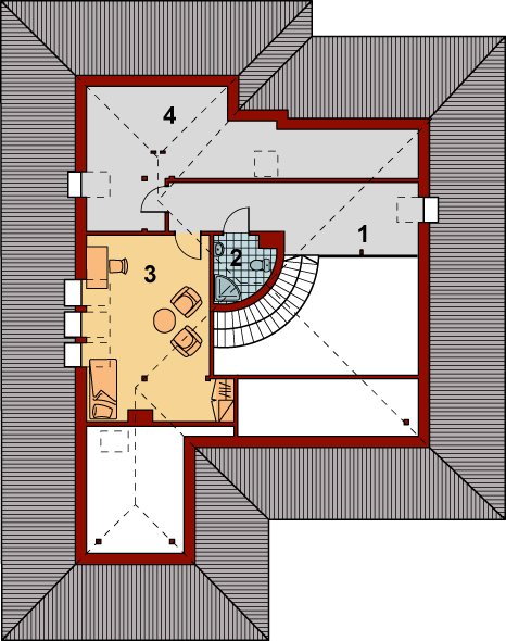Poddasze projektu AB-037