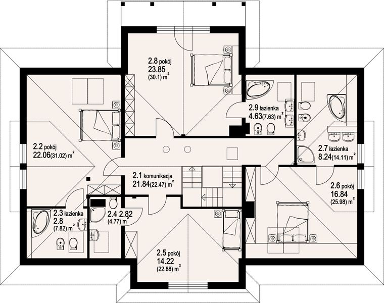 Poddasze projektu Chodzież dw