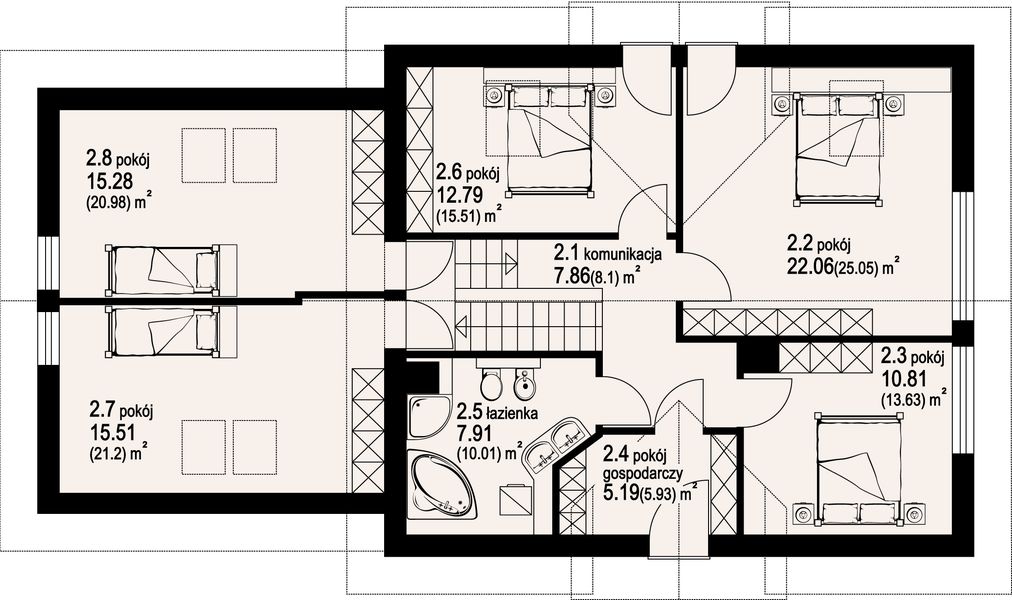 Poddasze projektu Idalin 31