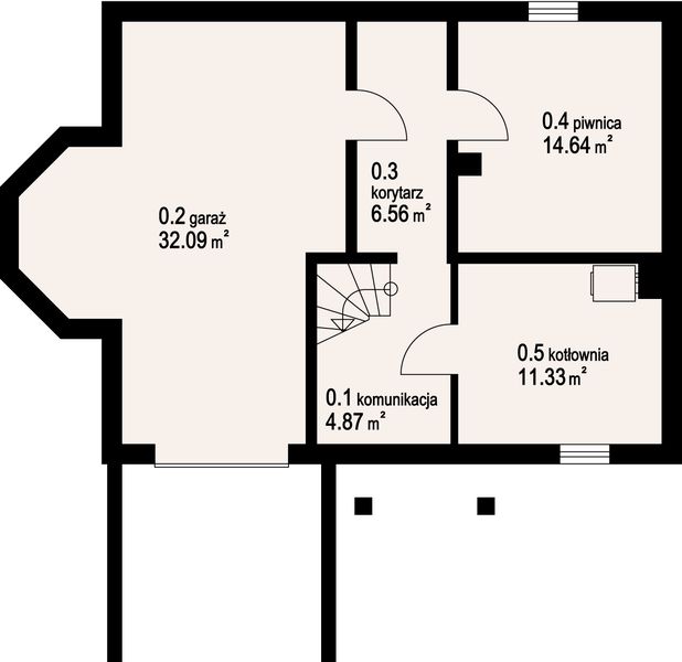 Piwnica projektu Gilowo 9a