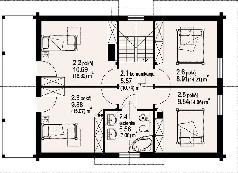 Poddasze projektu Milicz 19