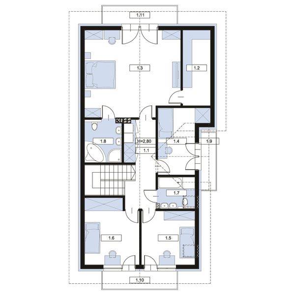 Poddasze projektu Wanad