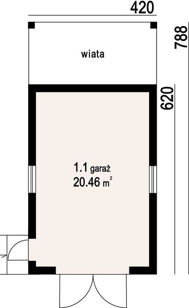 Parter projektu Garaż g 1 (03)