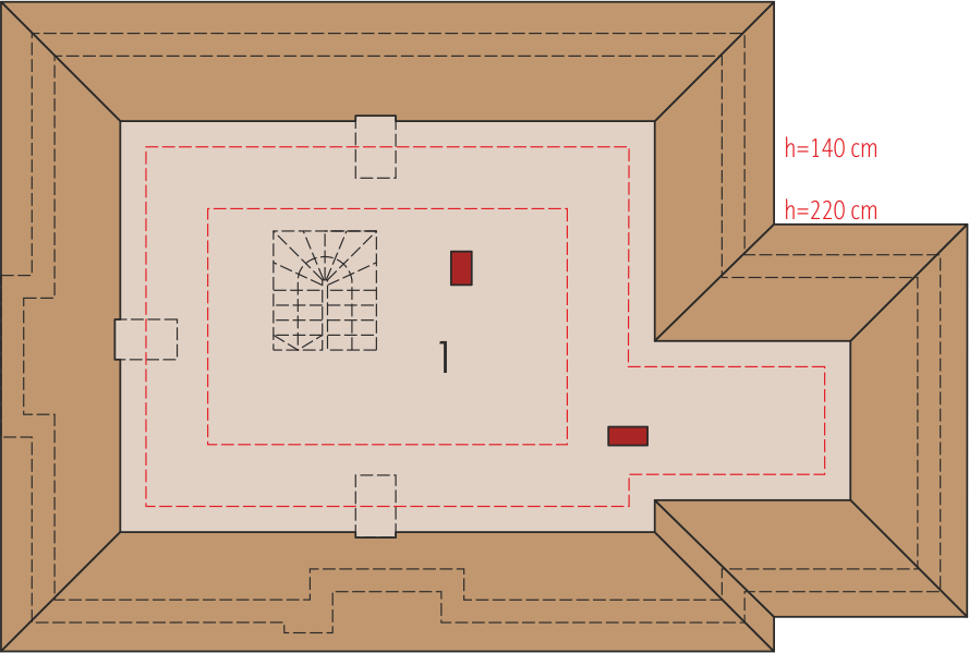 Poddasze projektu Flo III G1