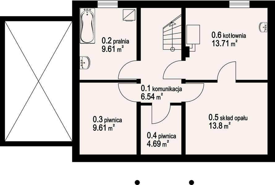 Piwnica projektu Dziekanów 3