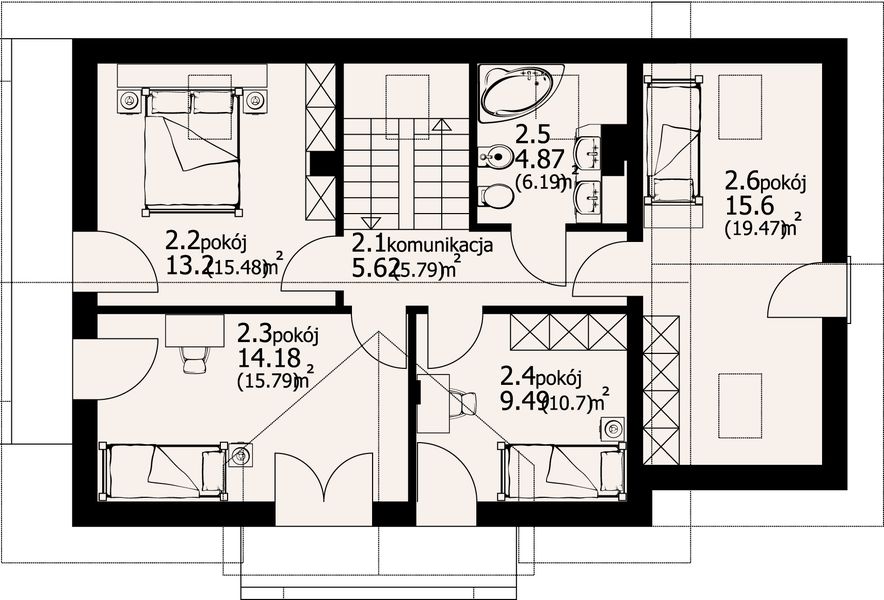 Poddasze projektu Oleśnica 32