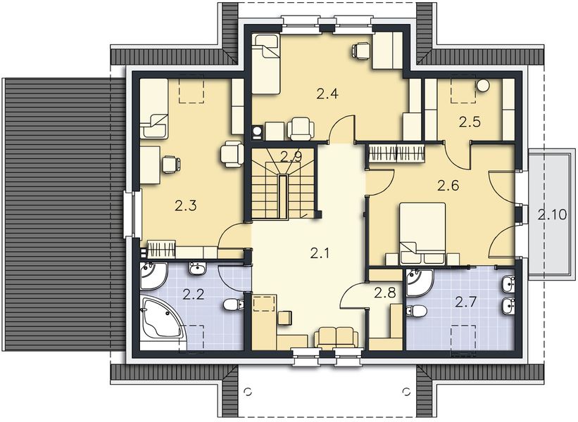 Poddasze projektu Monachium DCP192