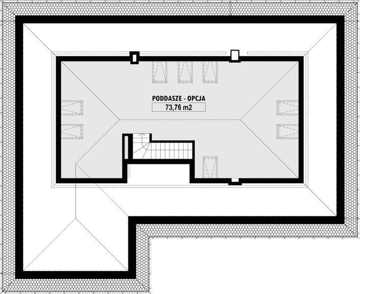 Poddasze projektu E-151