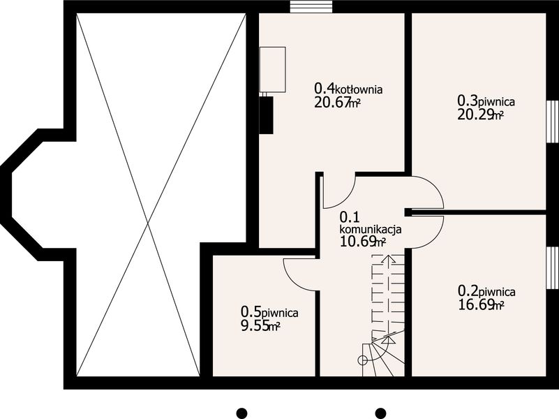 Piwnica projektu Zadębie 19