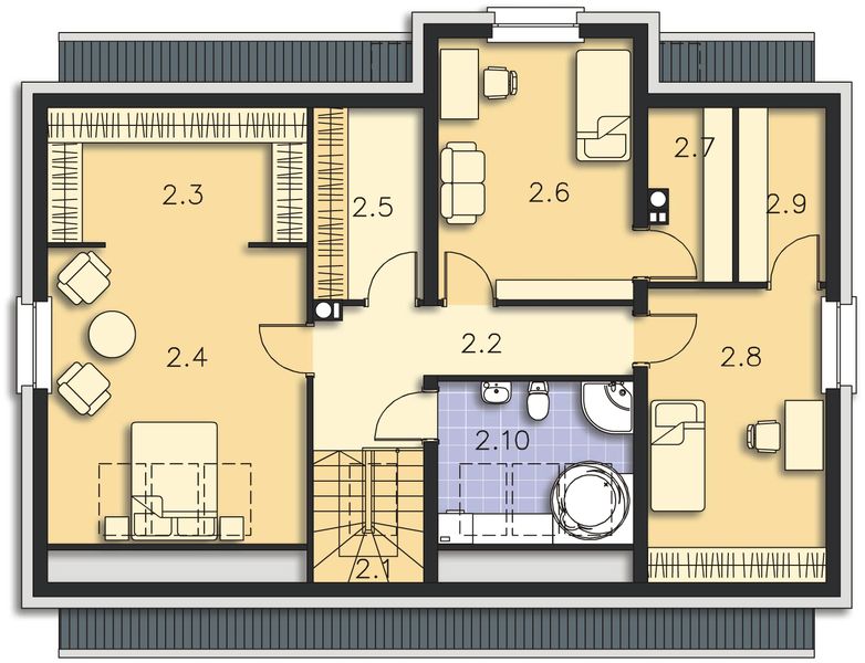Poddasze projektu Kyoto DCP245