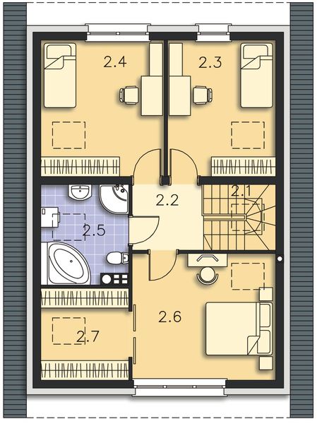 Poddasze projektu Sydney LMP344
