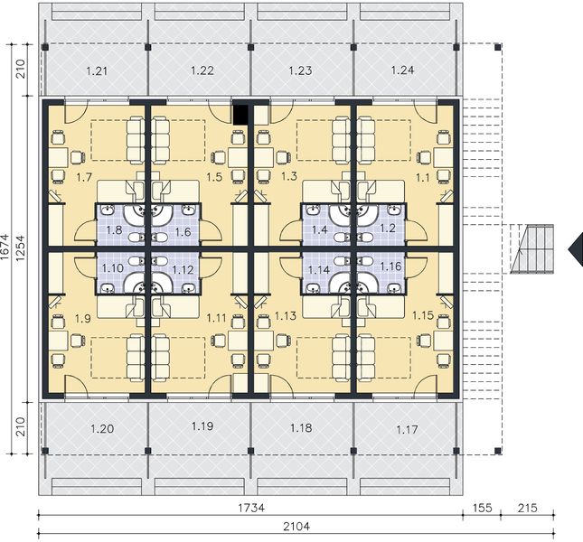Parter projektu Pensjonat Buk DCPS04