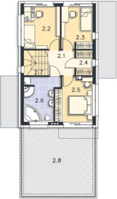 Piętro 1 projektu Belfast DCP268