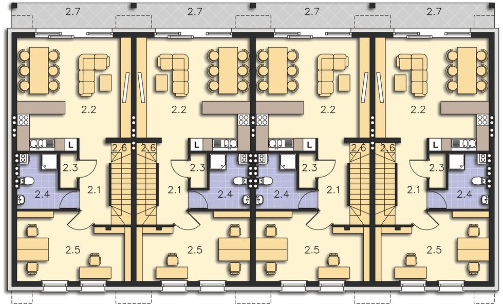 Piętro 1 projektu Belfort DCSW08