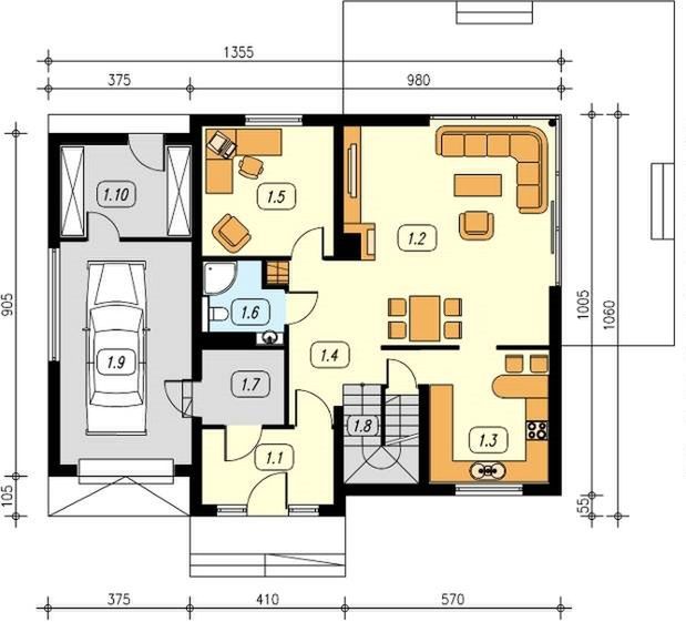 Parter projektu IM Mango z piwnicą