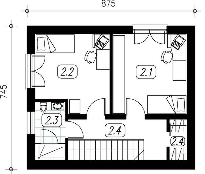 Poddasze projektu Morillo