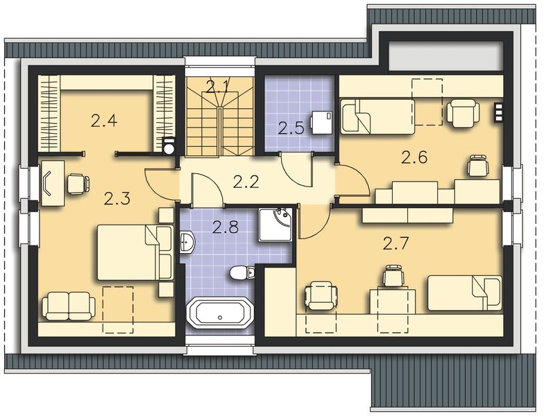 Poddasze projektu Panama DCP90c