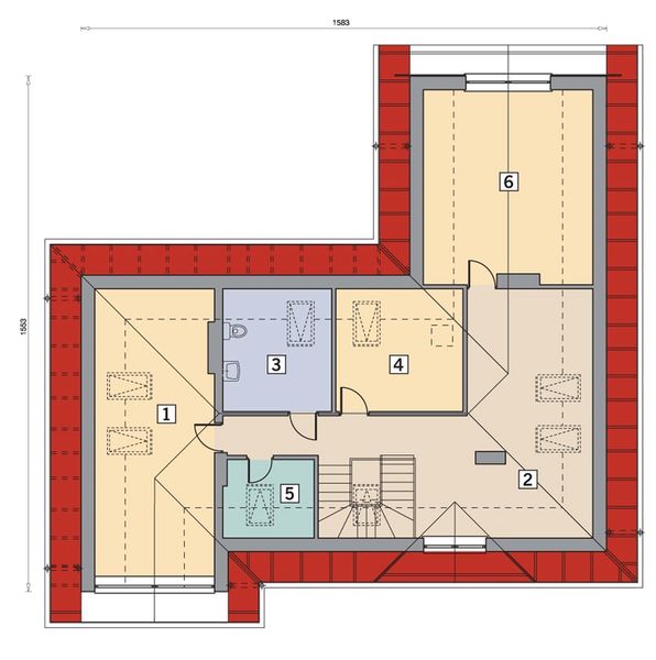 Poddasze projektu W-1001