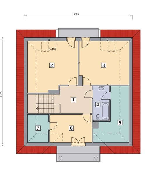 Poddasze projektu W-1002