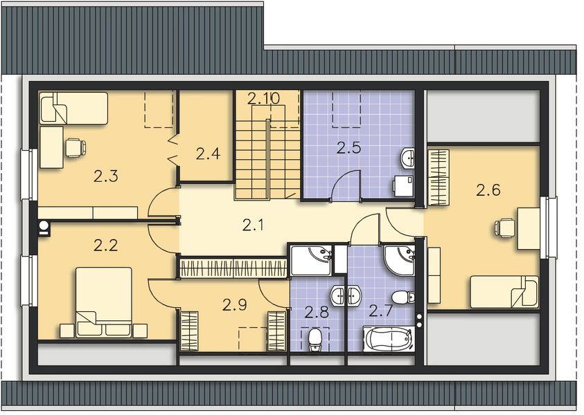 Poddasze projektu Lennox DCP321