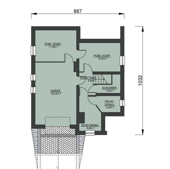 Piwnica projektu W-0232