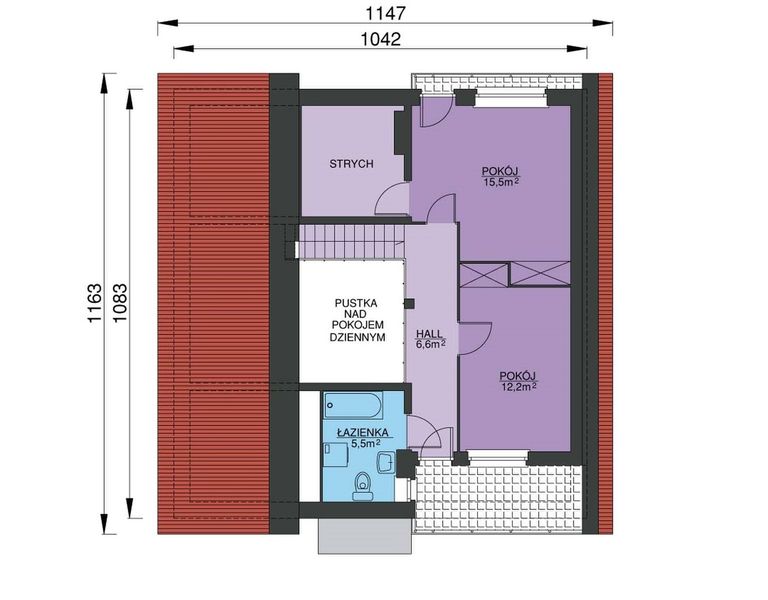Poddasze projektu W-0115