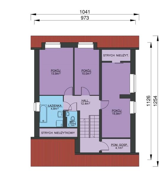 Poddasze projektu W-0202