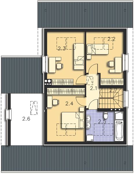 Poddasze projektu Hannover LMP60