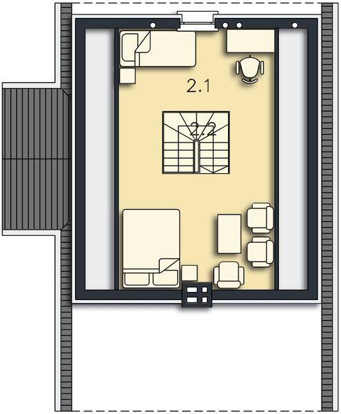 Poddasze projektu Aurora LMW03
