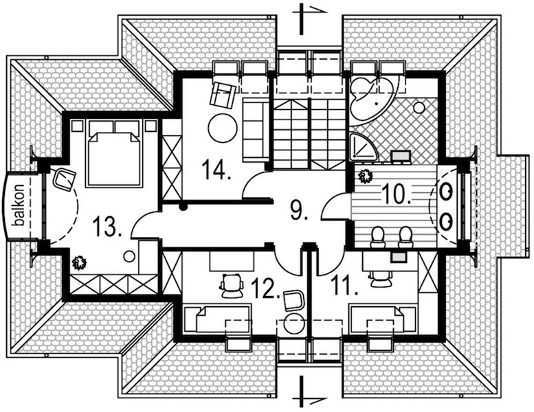 Poddasze projektu Garda