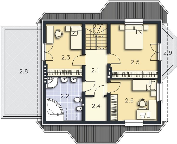 Poddasze projektu Lipsk LMP104