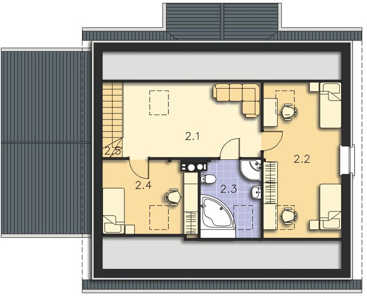 Poddasze projektu Dortmund LMP126