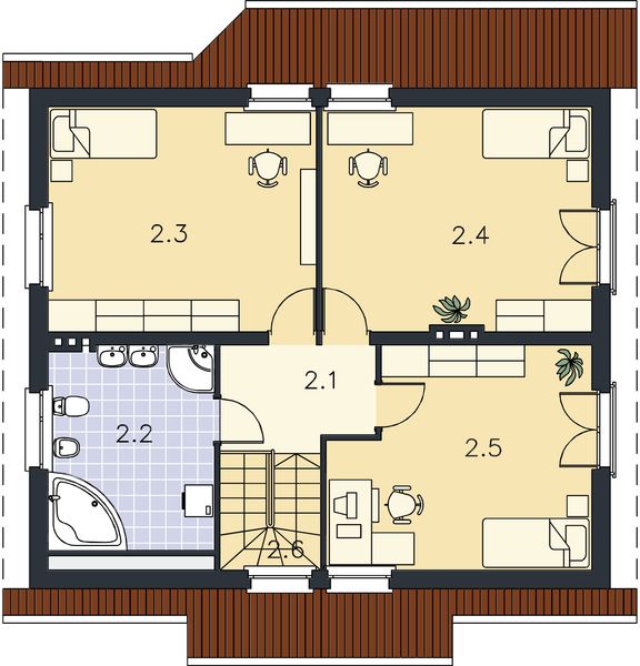 Poddasze projektu Hamilton III LMP94b
