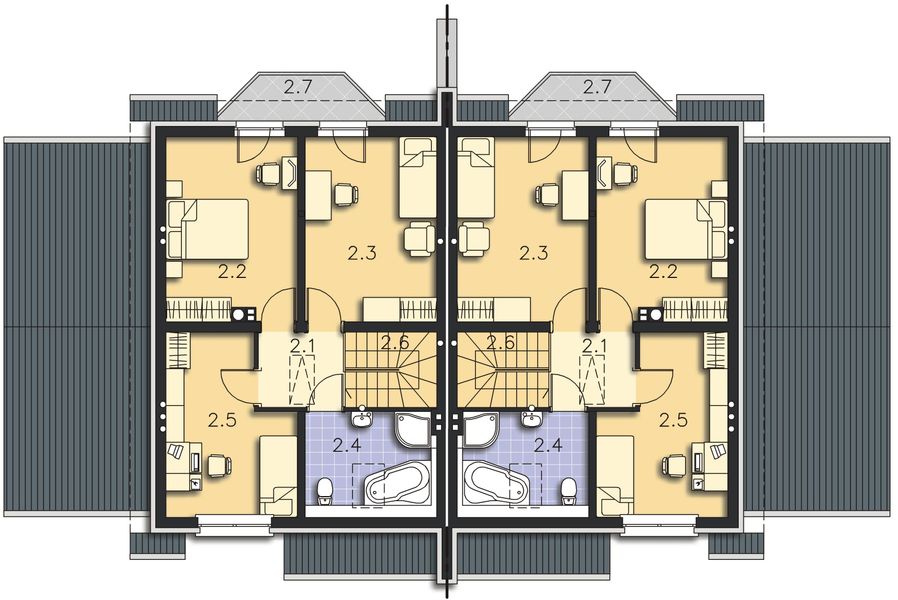 Poddasze projektu Filadelfia LMBL21