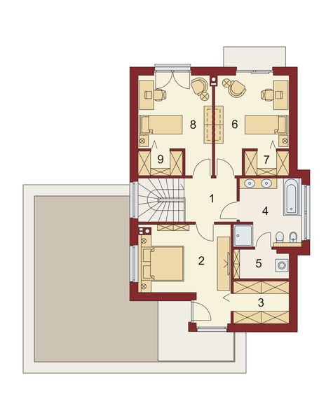 Piętro 1 projektu Demeter 2 PS