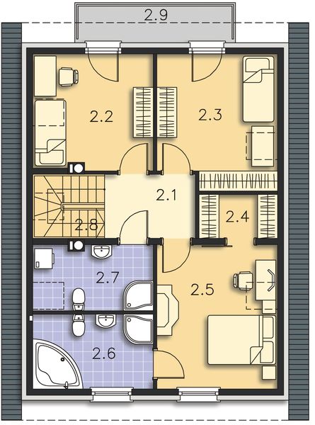 Poddasze projektu Malmo LMP236